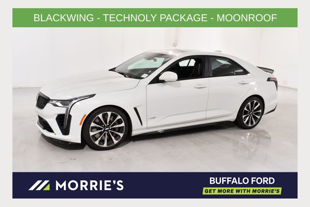 Rift Metallic 2023 Cadillac CT4-V Blackwing Sedan Rear-Wheel Drive 6-Speed Manual