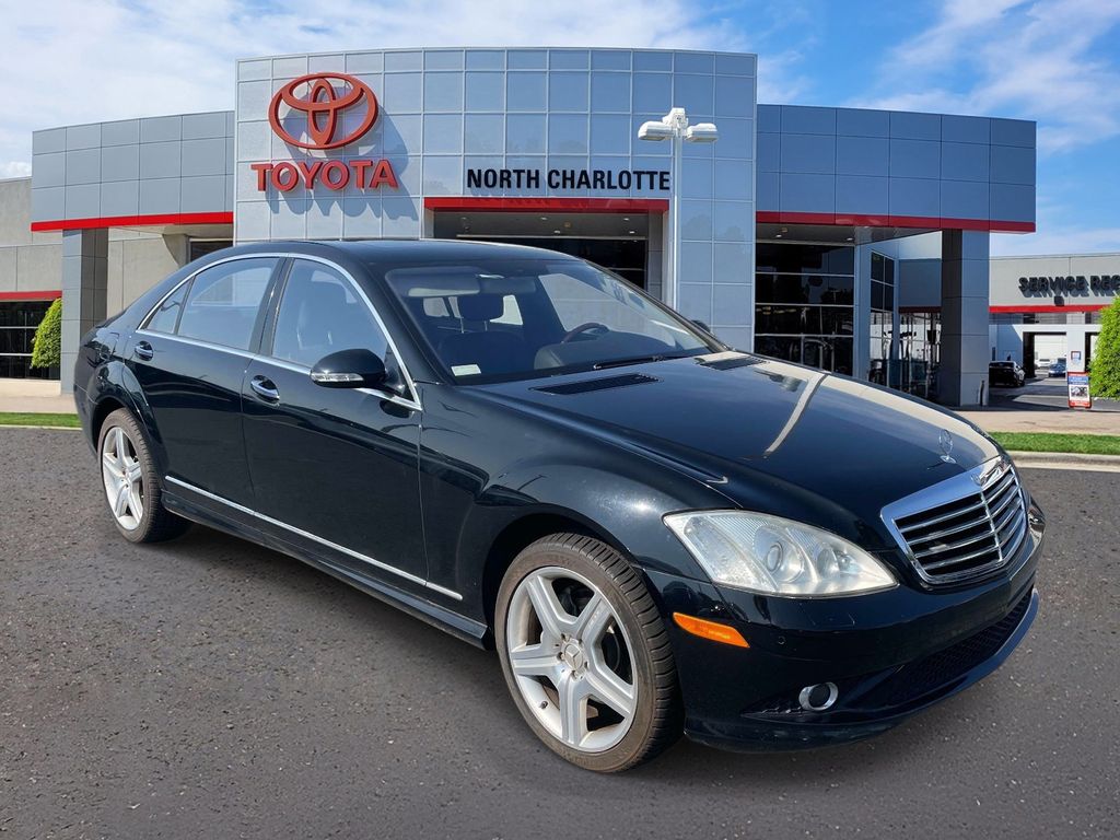 Black 2007 Mercedes-Benz S-Class Sedan Rear-Wheel Drive 7-Speed Automatic