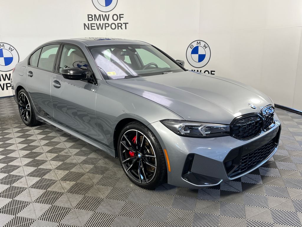 Skyscraper Gray Metallic 2024 BMW 3 Series Sedan All-Wheel Drive 8-Speed Automatic
