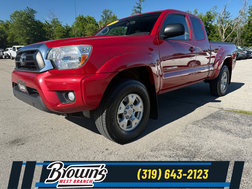 Barcelona Red Metallic 2015 Toyota Tacoma Access Cab V6 4WD Pickup Truck Four-Wheel Drive 5-Speed Automatic