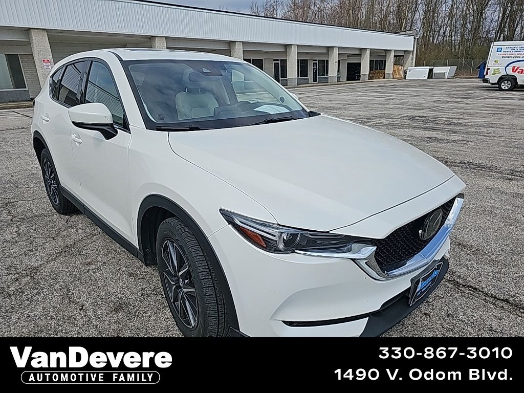 Snowflake White Pearl Mica 2018 Mazda CX-5 Grand Touring AWD SUV / Crossover All-Wheel Drive 6-Speed Automatic