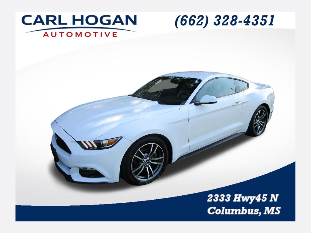 Oxford White 2017 Ford Mustang Coupe Rear-Wheel Drive 6-Speed Automatic