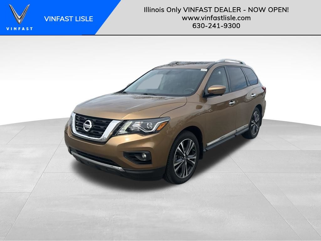 Sandstone 2017 Nissan Pathfinder Platinum SUV / Crossover Front-Wheel Drive Continuously Variable Transmission