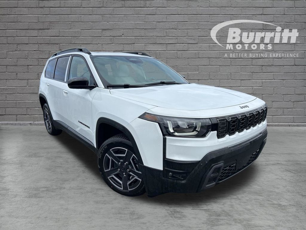 Bright White Clearcoat 2026 Jeep Cherokee SUV / Crossover Four-Wheel Drive Continuously Variable Transmission