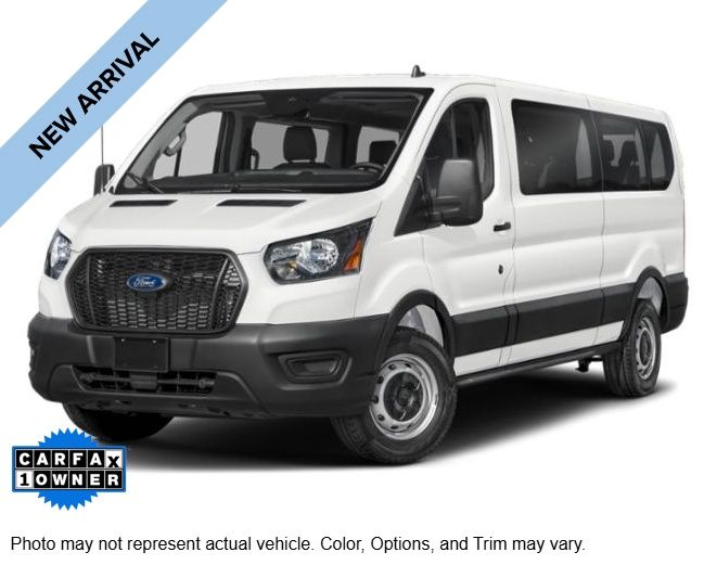Oxford White 2025 Ford Transit Passenger Van Rear-Wheel Drive