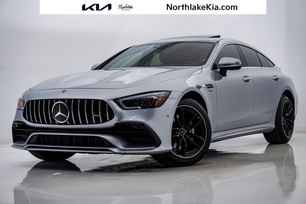 Silver 2023 Mercedes-Benz AMG GT Coupe All-Wheel Drive 9-Speed Automatic