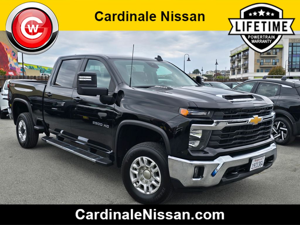 Black 2025 Chevrolet Silverado 2500HD Pickup Truck Four-Wheel Drive Automatic