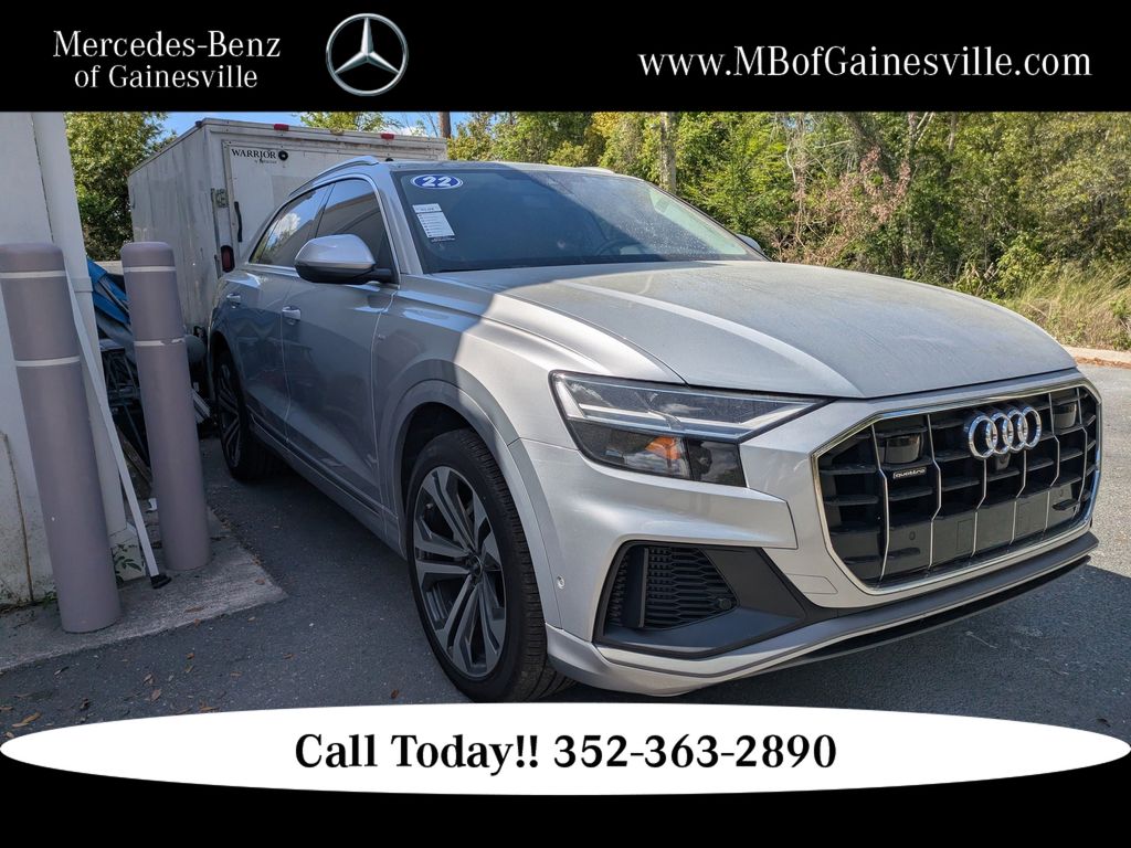 Florett Silver Metallic 2022 Audi Q8 quattro Premium Plus 55 TFSI SUV / Crossover All-Wheel Drive 8-Speed Automatic