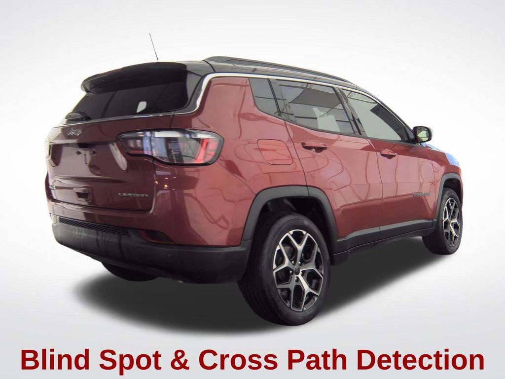 2025 Red Hot Pearlcoat Jeep Compass Limited 4X4 SUV