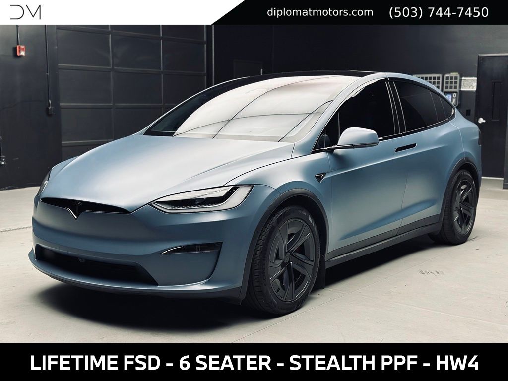 Frost Blue Metallic 2026 Tesla Model X SUV / Crossover All-Wheel Drive 1-Speed Automatic