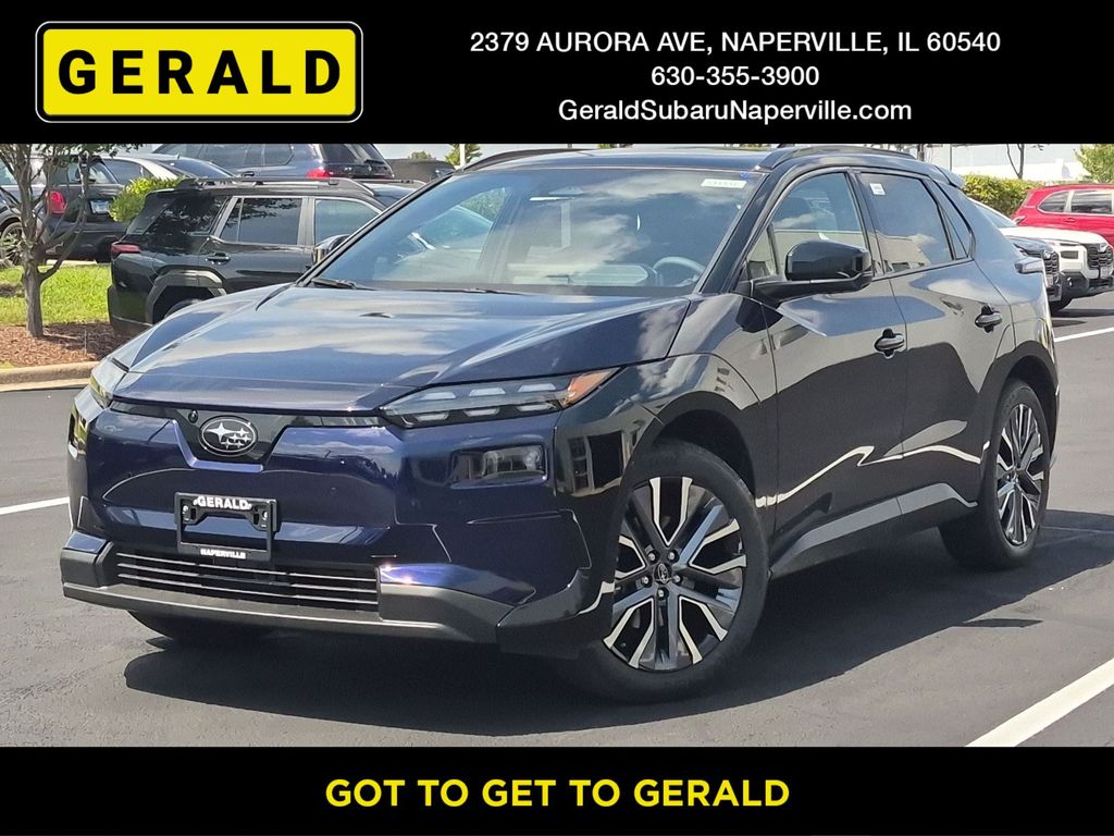 Midnight Tide Mica 2-Tone 2026 Subaru Solterra SUV / Crossover All-Wheel Drive 1-Speed Automatic