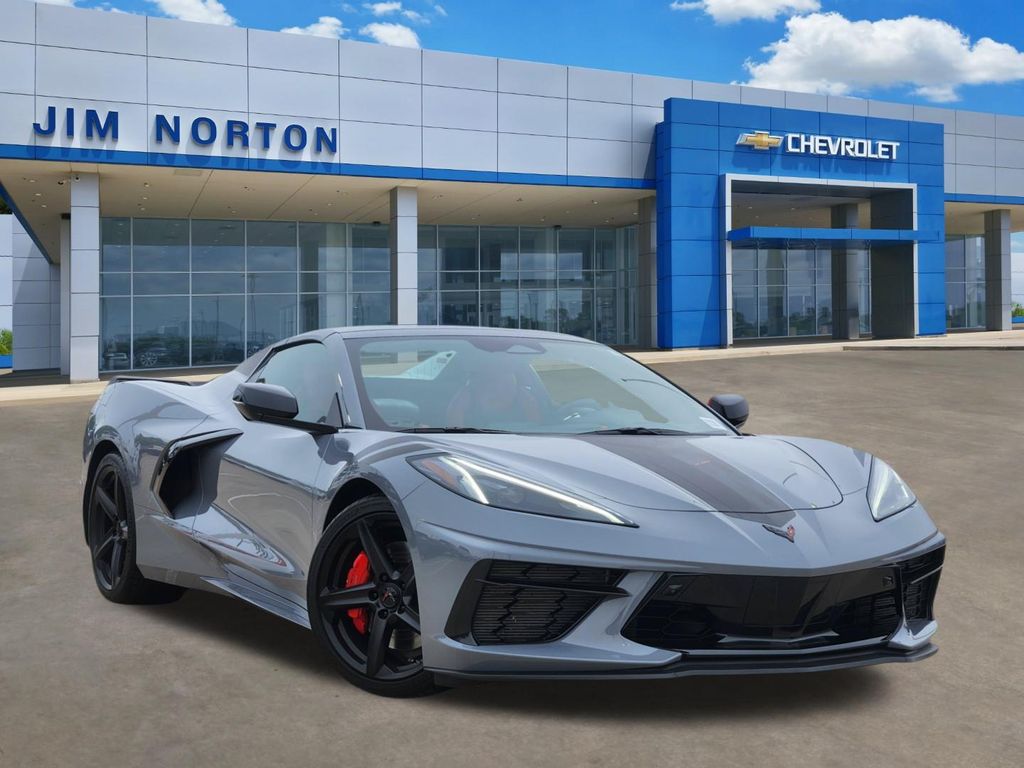Sea Wolf Gray Tricoat 2024 Chevrolet Corvette Convertible Rear-Wheel Drive 8-Speed Dual Clutch
