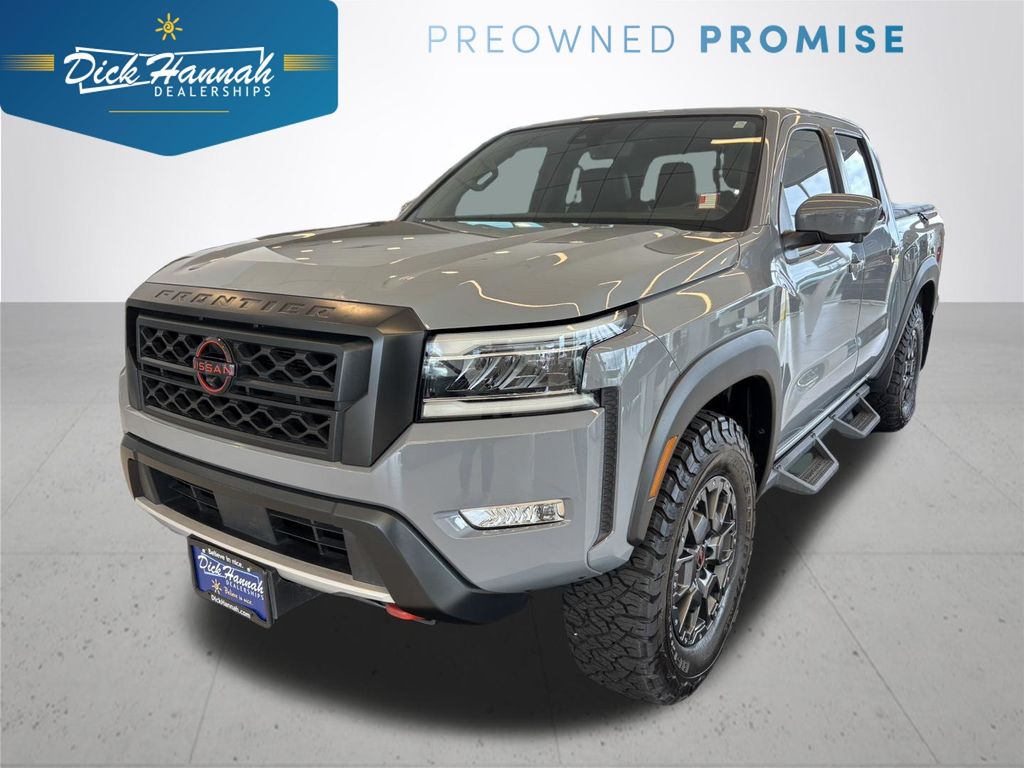 Boulder Gray Pearl 2023 Nissan Frontier Pickup Truck Four-Wheel Drive 9-Speed Automatic