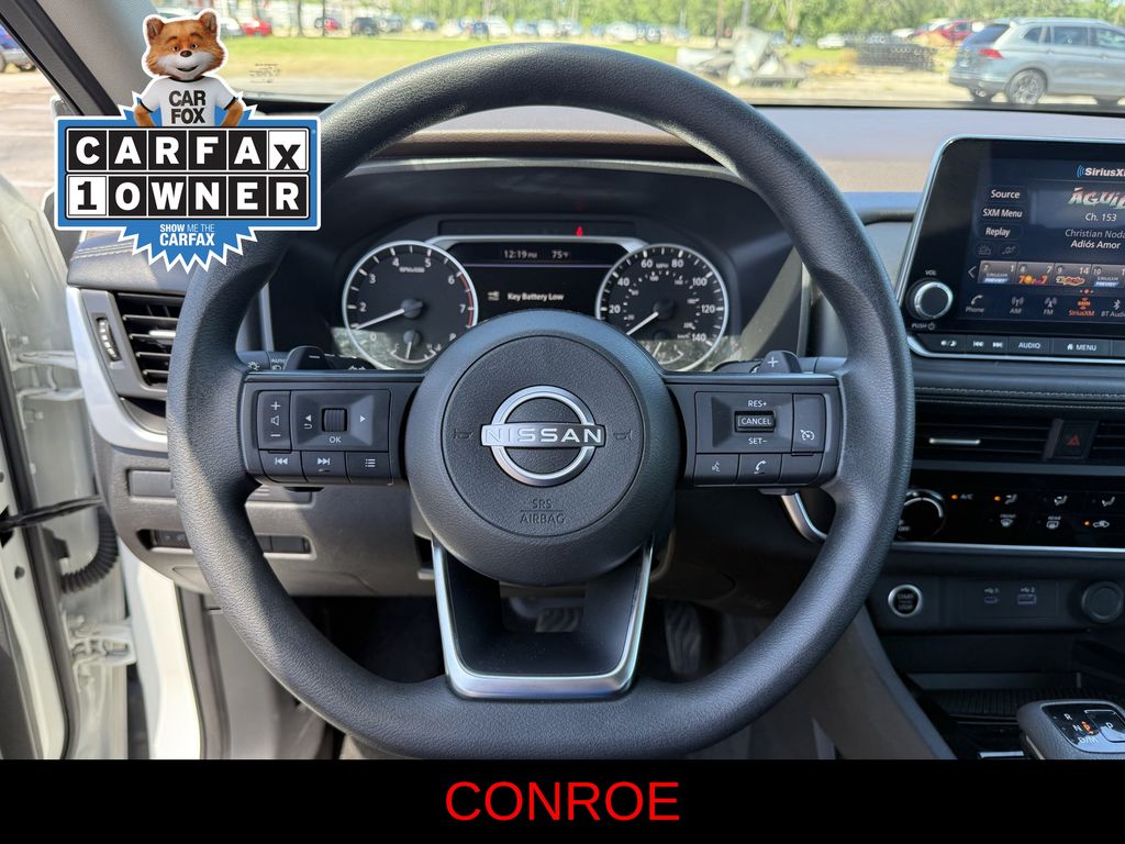 2023 Nissan Rogue S White at South Houston Nissan