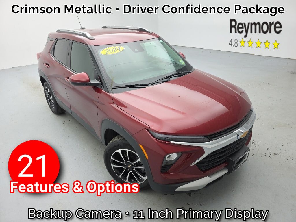 Red (Crimson Metallic) 2024 Chevrolet Trailblazer LT FWD SUV / Crossover Front-Wheel Drive Continuously Variable Transmission
