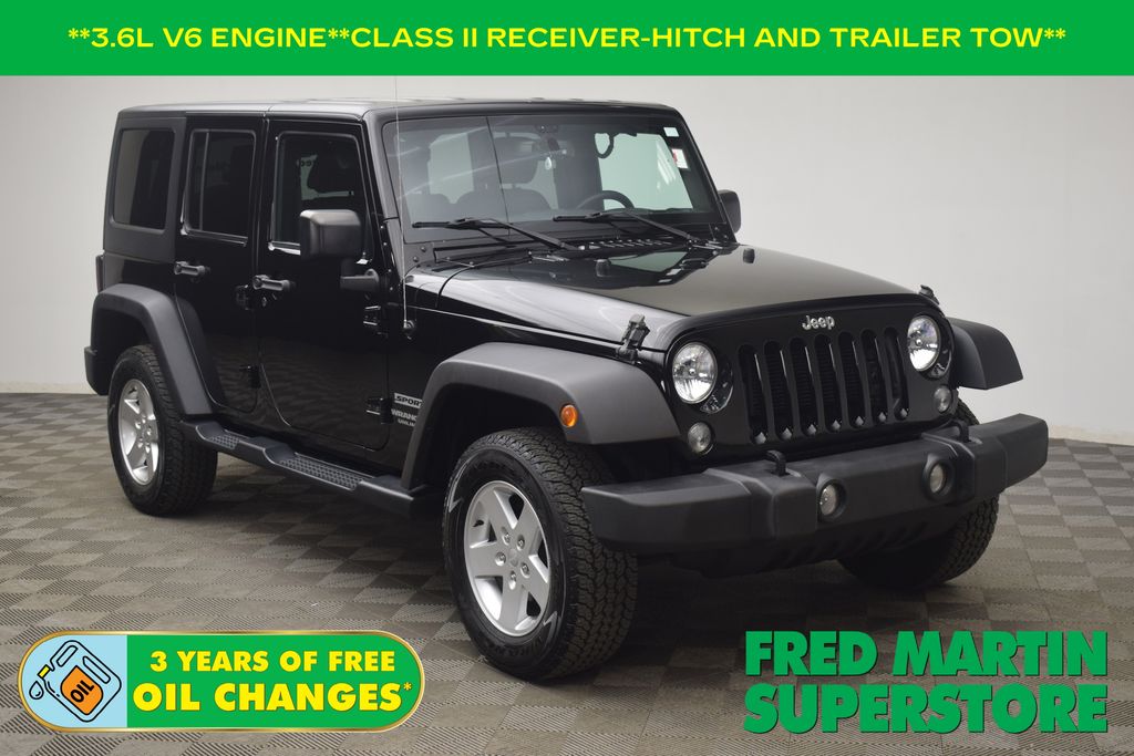 used 2017 Jeep Wrangler car, priced at $16,000