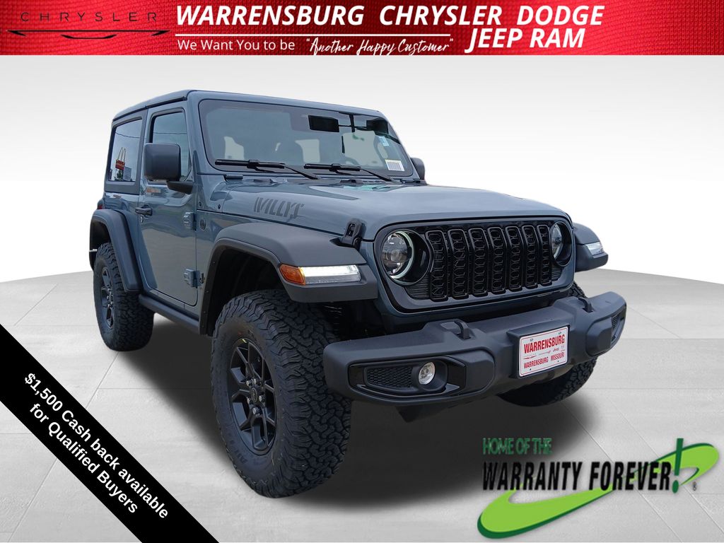 Anvil Clear Coat 2026 Jeep Wrangler SUV / Crossover Four-Wheel Drive 8-Speed Automatic