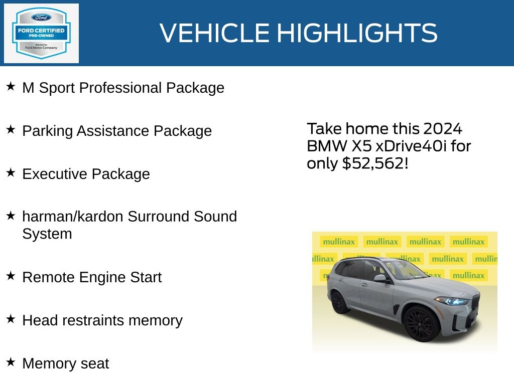 Used 2024 Gray BMW xDrive40i image 23