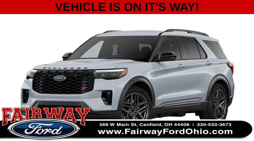 Space White Metallic 2026 Ford Explorer SUV / Crossover All-Wheel Drive Automatic