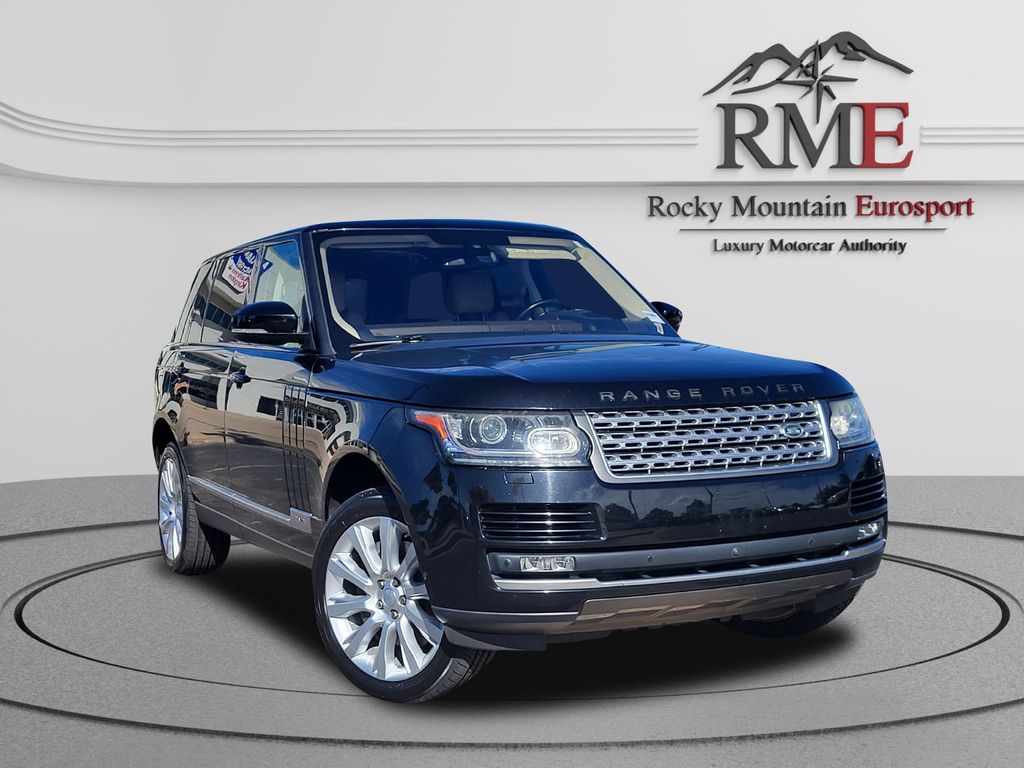 2016 Land Rover Range Rover V8 Supercharged LWB 4WD
