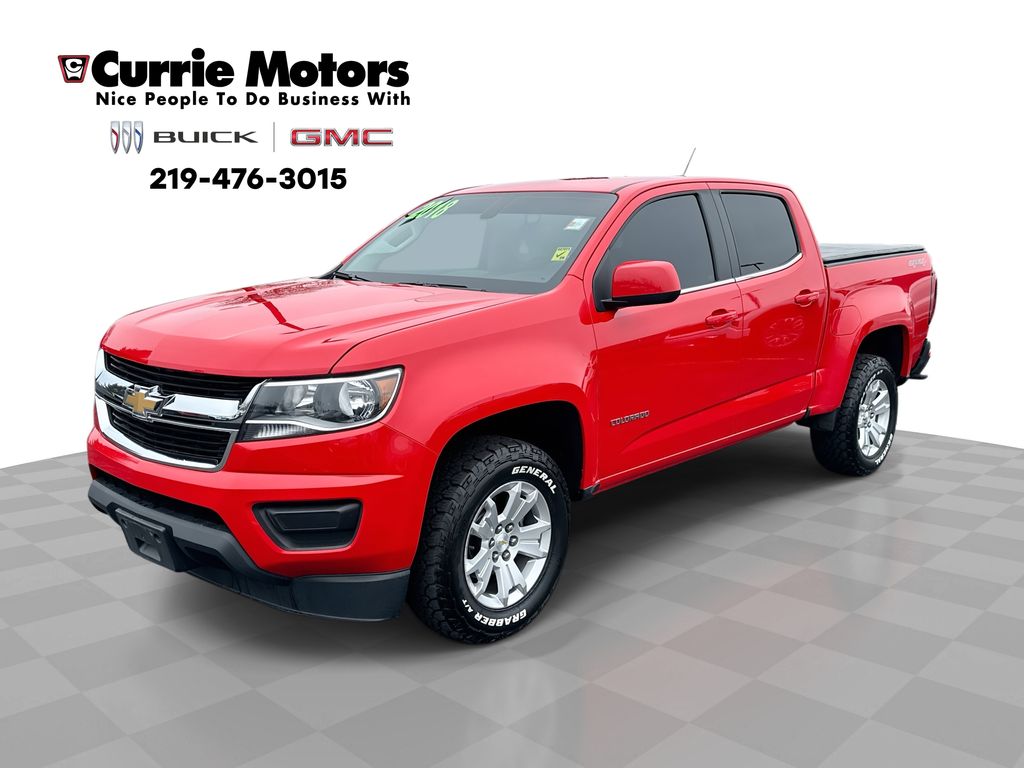 Red Hot 2018 Chevrolet Colorado LT Crew Cab 4WD Pickup Truck Four-Wheel Drive 8-Speed Automatic