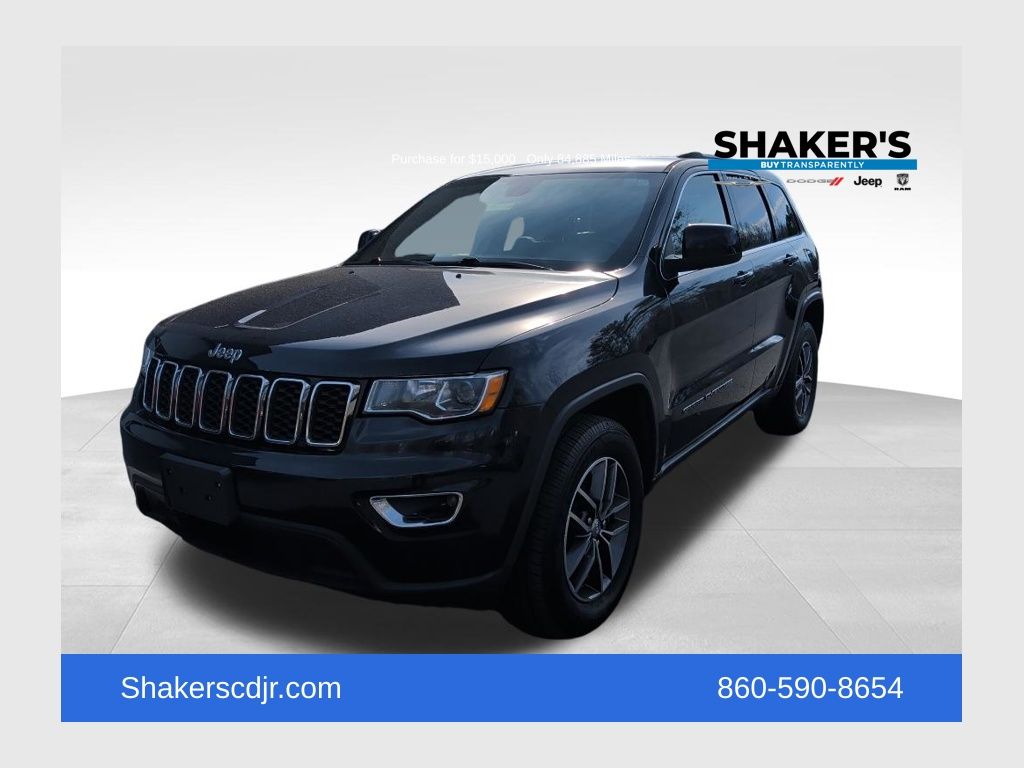 True Blue Pearlcoat 2018 Jeep Grand Cherokee Laredo E 4WD SUV / Crossover Four-Wheel Drive 8-Speed Automatic