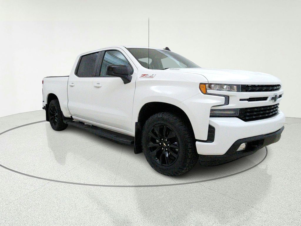 Summit White 2020 Chevrolet Silverado 1500 RST Crew Cab 4WD Pickup Truck Four-Wheel Drive Automatic
