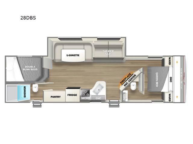 2024 White Prime Time Avenger 28DBS Travel Trailer