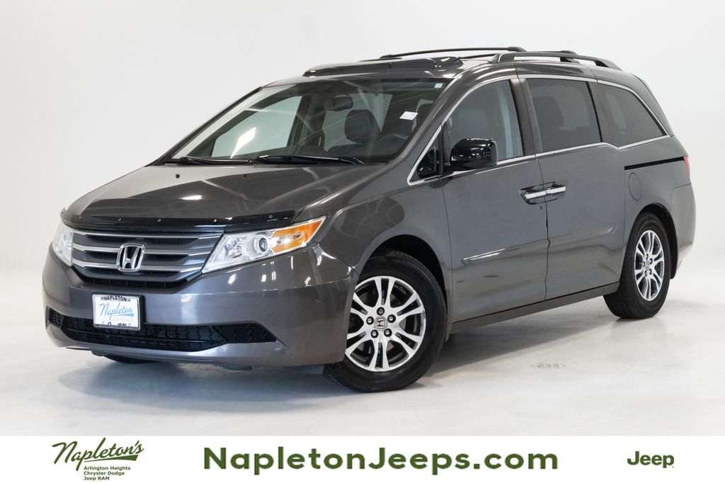 Smoky Topaz Metallic 2013 Honda Odyssey EX-L FWD Minivan Front-Wheel Drive 5-Speed Automatic