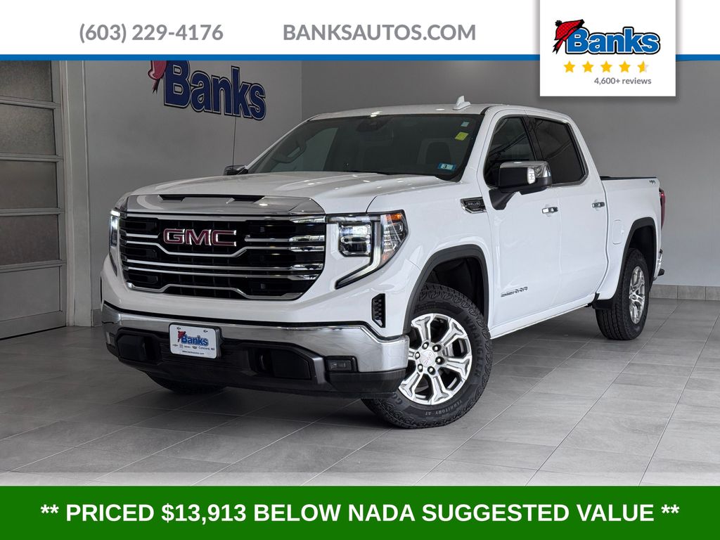 Summit White 2025 GMC Sierra 1500 Pickup Truck Four-Wheel Drive Automatic