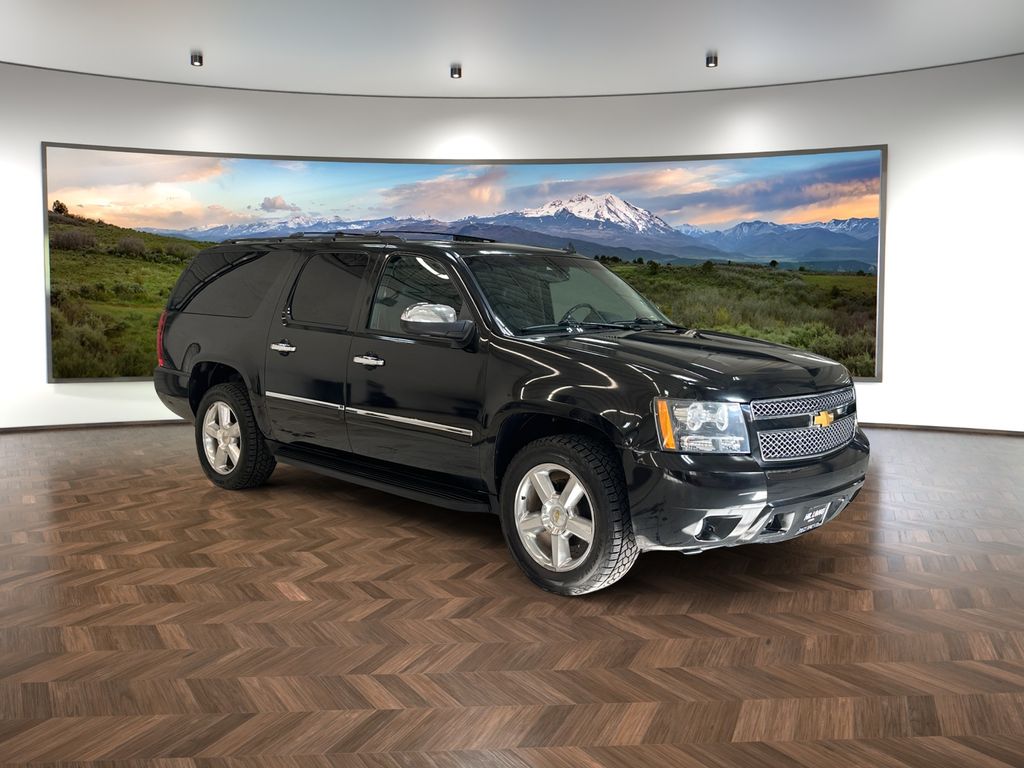 Black 2014 Chevrolet Suburban SUV / Crossover Four-Wheel Drive 6-Speed Automatic Overdrive
