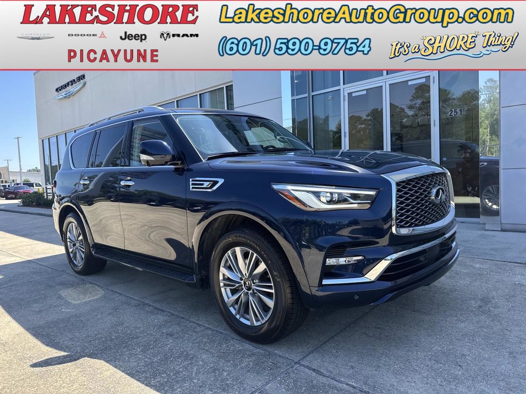 Hermosa Blue 2024 INFINITI QX80 SUV / Crossover Rear-Wheel Drive 7-Speed Automatic