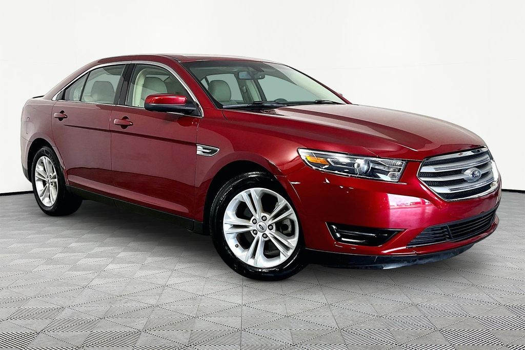 Ruby Red Metallic 2016 Ford Taurus SEL Sedan Front-Wheel Drive 6-Speed Automatic