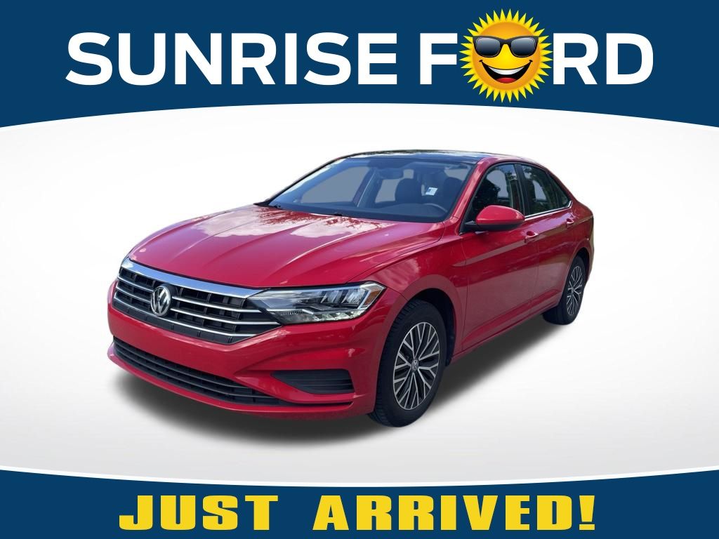 Tornado Red 2021 Volkswagen Jetta Sedan Front-Wheel Drive 8-Speed Automatic