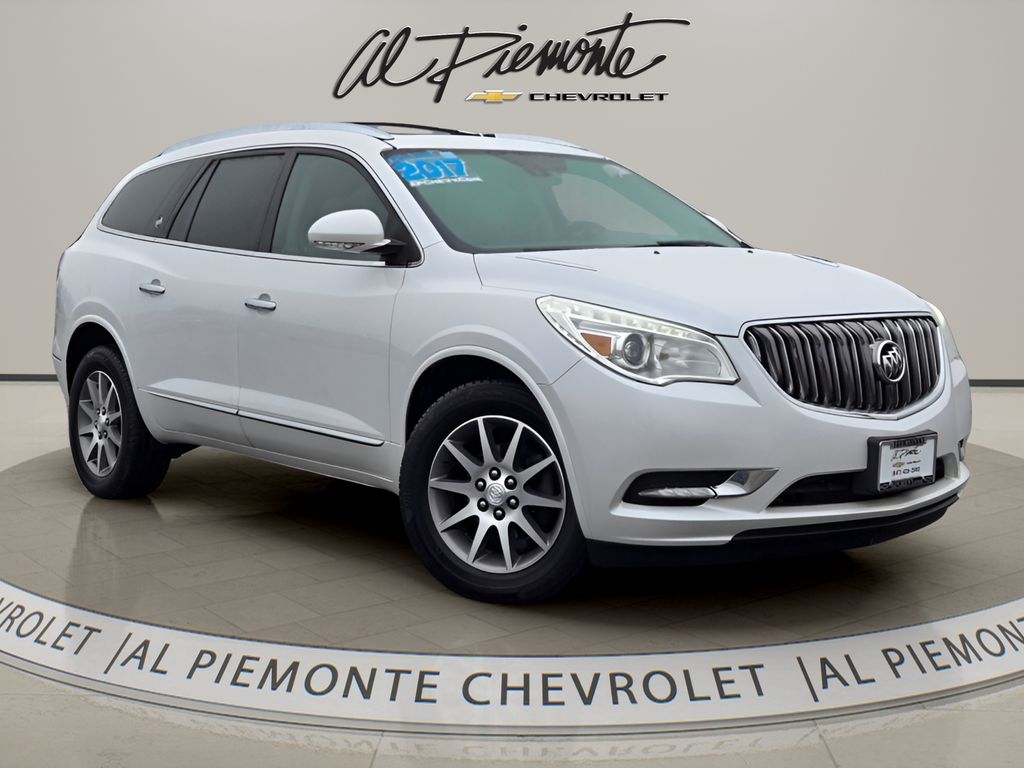 White Frost Tricoat 2017 Buick Enclave Leather AWD SUV / Crossover All-Wheel Drive 6-Speed Automatic Overdrive