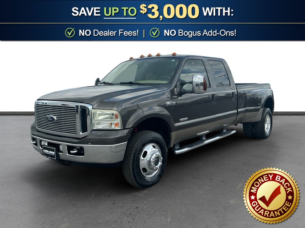 Black (Charcoal) 2007 Ford F-350 Super Duty Pickup Truck