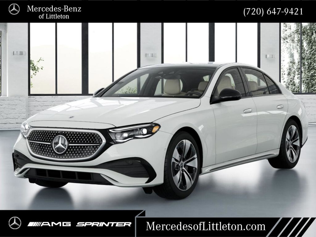 Polar White 2026 Mercedes-Benz E-Class E 350 4MATIC Sedan All-Wheel Drive 9-Speed Automatic