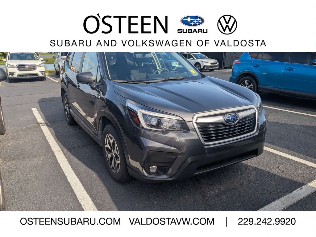 Magnetite Gray Metallic 2021 Subaru Forester SUV / Crossover All-Wheel Drive Continuously Variable Transmission