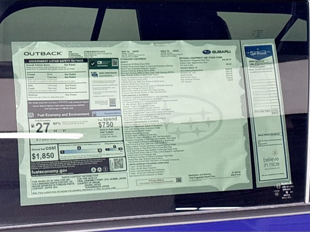 2026 Subaru Outback Touring