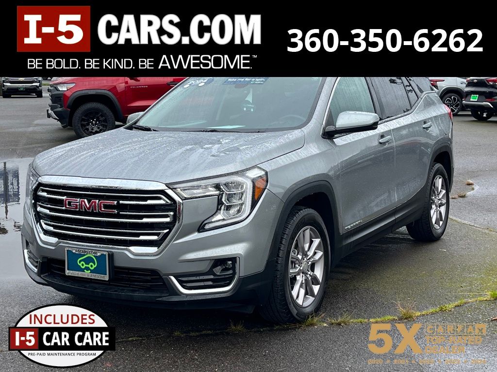 Sterling Metallic 2024 GMC Terrain SLT AWD SUV / Crossover All-Wheel Drive 9-Speed Automatic