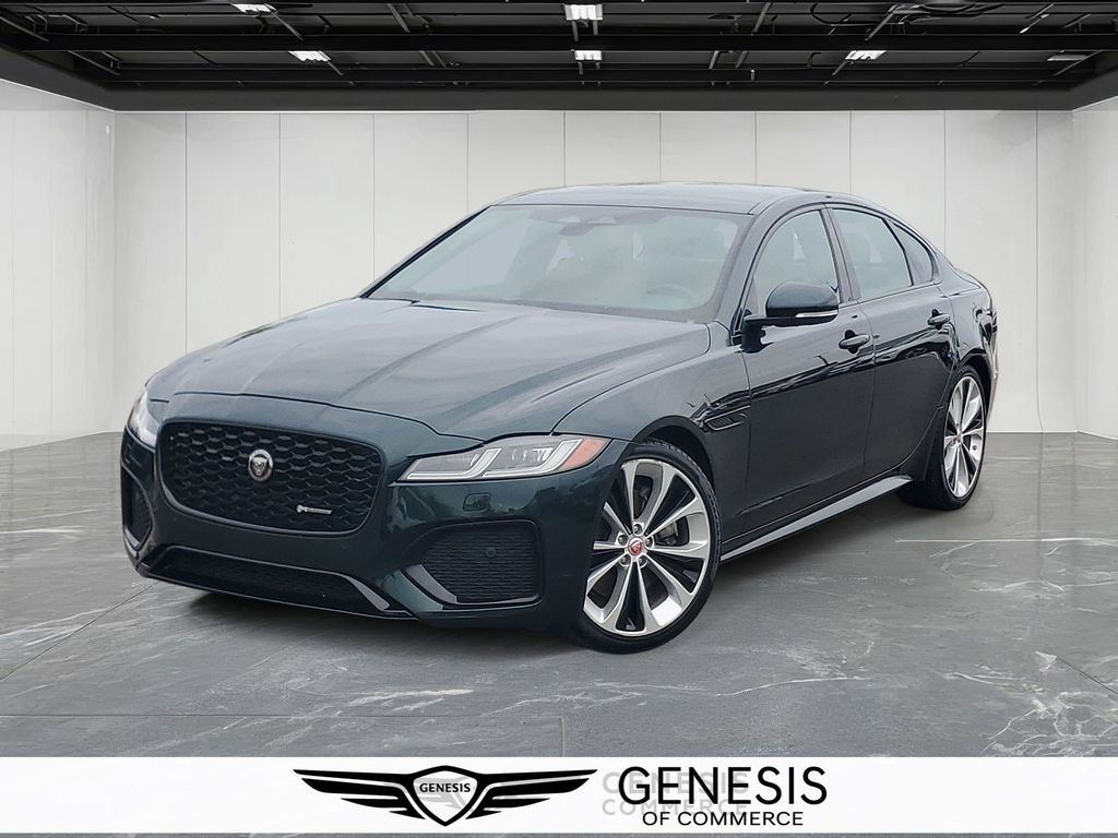 British Racing Green Metallic 2022 Jaguar XF Sedan All-Wheel Drive 8-Speed Automatic