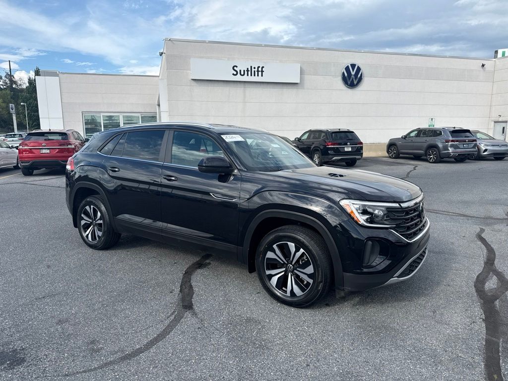 2024 Volkswagen Atlas Cross Sport 2.0T SE Black at Subaru and VW of Moon Township