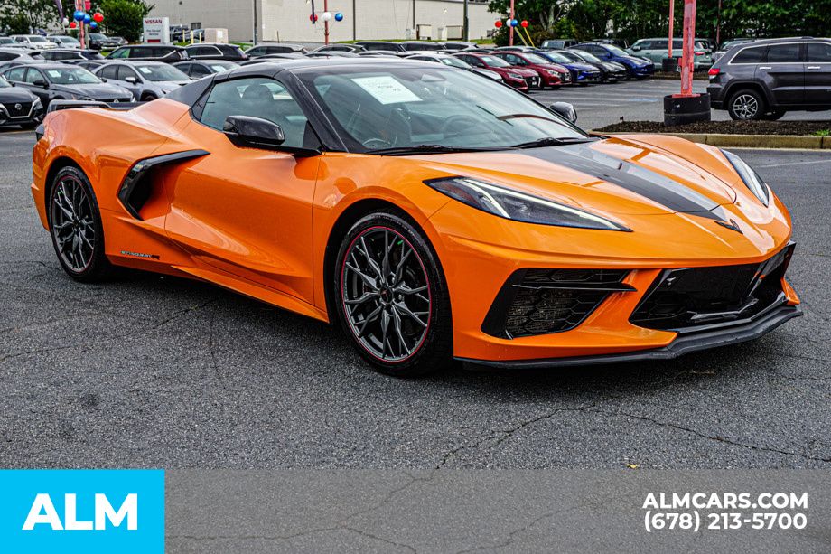 Used 2024 Orange Chevrolet Stingray image 8