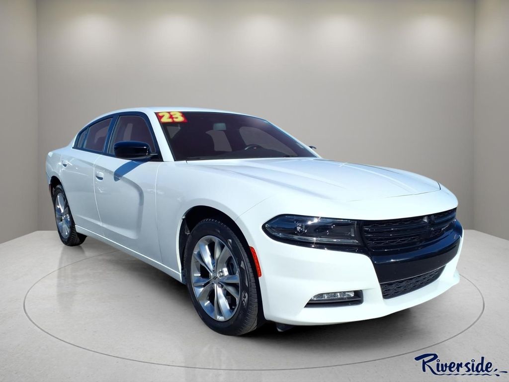 White Knuckle Clearcoat 2023 Dodge Charger Sedan All-Wheel Drive 8-Speed Automatic