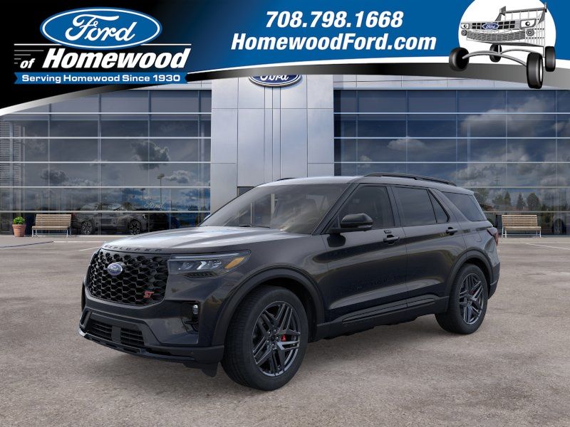Agate Black Metallic 2026 Ford Explorer SUV / Crossover All-Wheel Drive Automatic