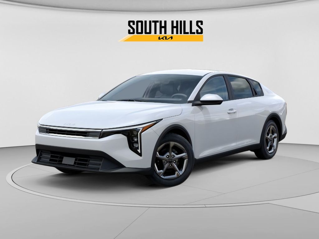 2026 Kia K4 LXS White at Klick Lewis Buick Chevrolet