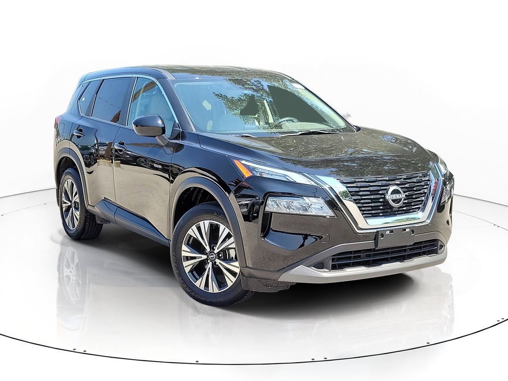 Super Black 2023 Nissan Rogue SUV / Crossover All-Wheel Drive Continuously Variable Transmission