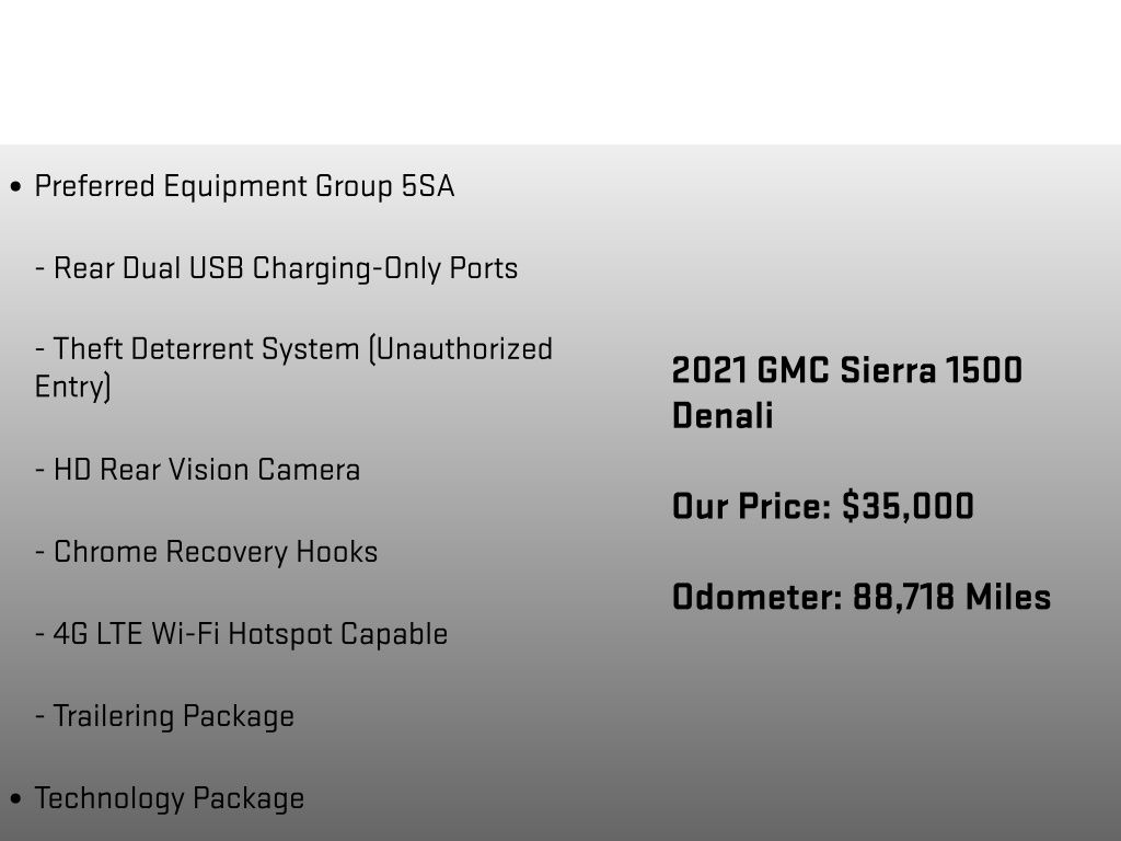 2021 GMC Sierra 1500 Denali Blue at Carlisle Cadillac Buick GMC