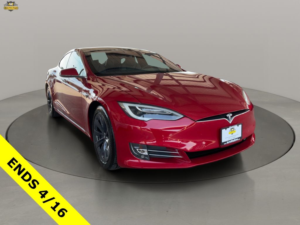 Red Multi-Coat 2018 Tesla Model S 75D AWD Sedan All-Wheel Drive 1-Speed Automatic