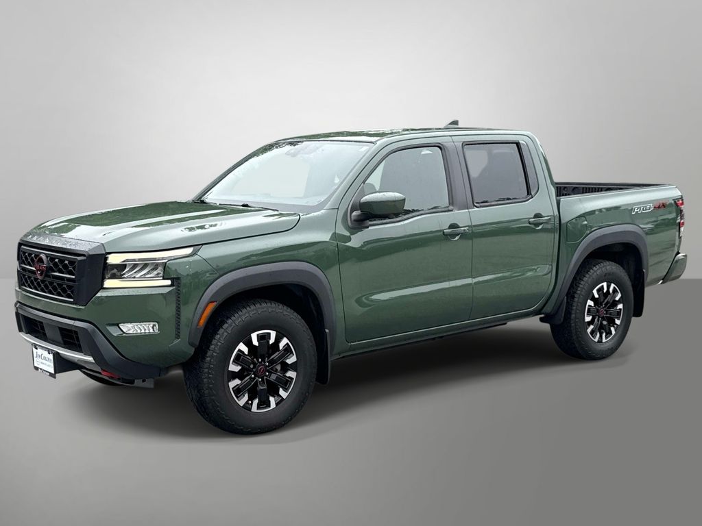 Green Metallic 2023 Nissan Frontier Pickup Truck Four-Wheel Drive 9-Speed Automatic